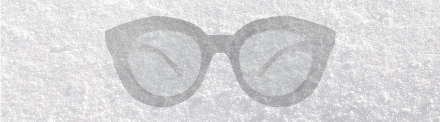 El uso de gafas de sol en la nieve